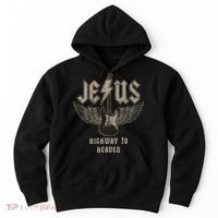 Jesus Rock And Roll Christian Music Worship Hoodie thumb 0