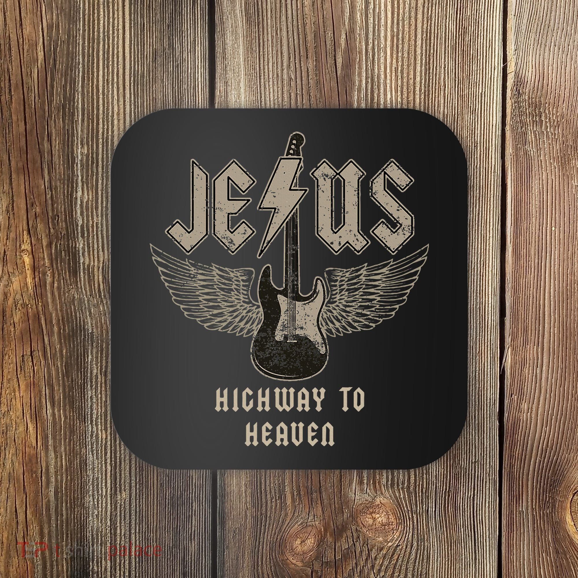 Jesus Rock And Roll Christian Music Worship Coaster