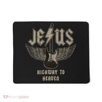 Jesus Rock And Roll Christian Music Worship Mousepad thumb 0