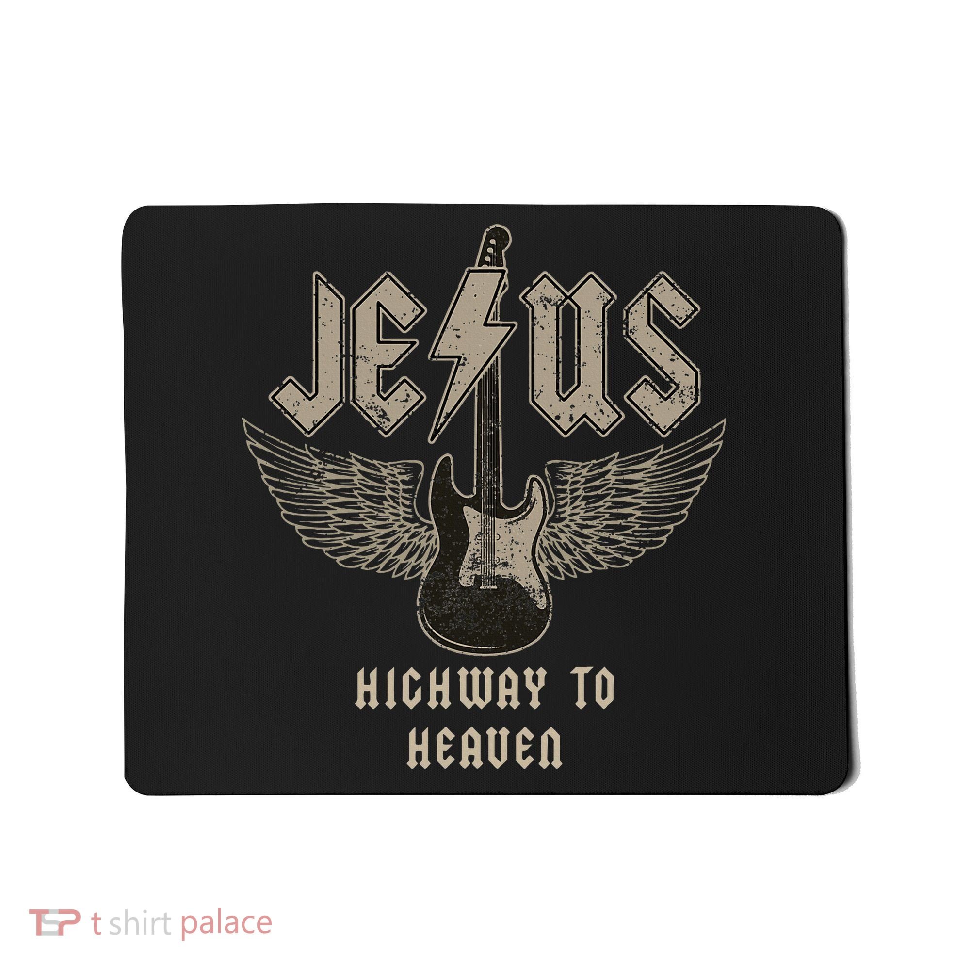 Jesus Rock And Roll Christian Music Worship Mousepad