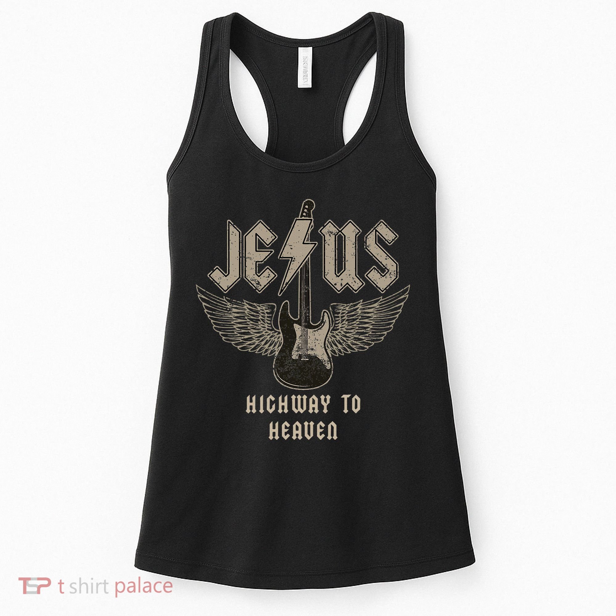 Jesus Rock And Roll Christian Music Worship Women's Tank Top