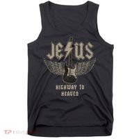 Jesus Rock And Roll Christian Music Worship Tank Top thumb 0