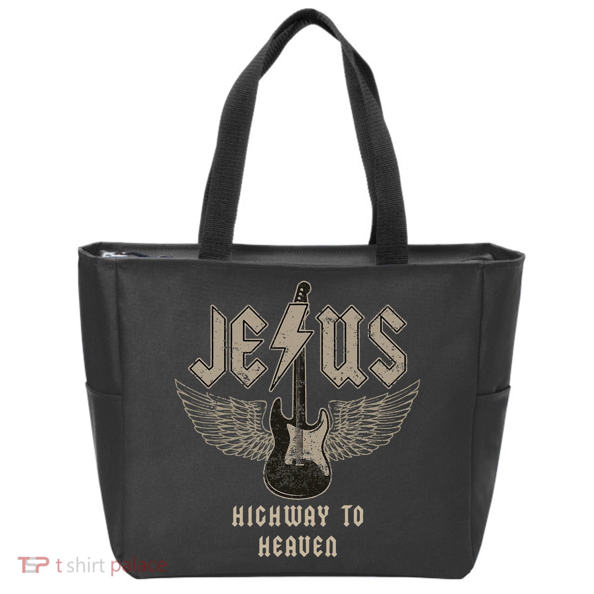 Jesus Rock And Roll Christian Music Worship Tote Bag