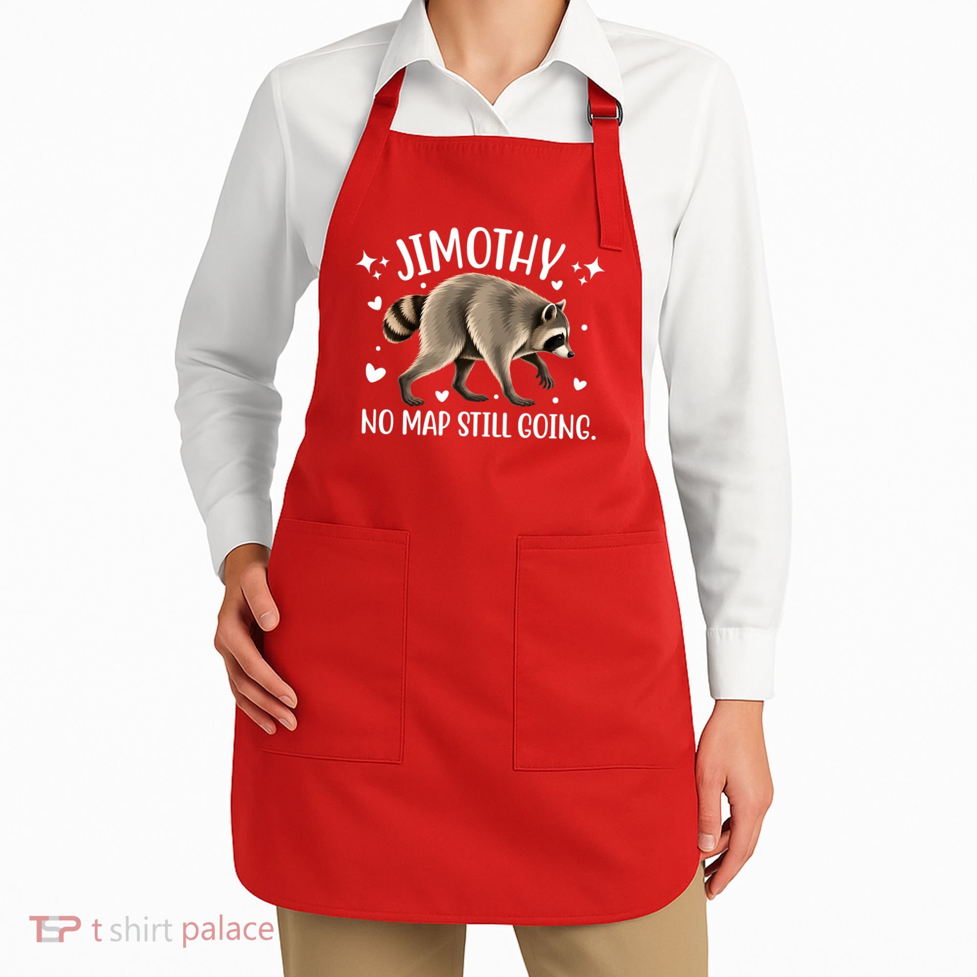 Jimothy Raccoon Adventure No Map Still Going Apron