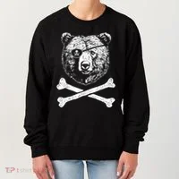 Jolly Roger Bear Women's Sweatshirt thumb 0