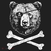 Jolly Roger Bear Women's Sweatshirt thumb 2
