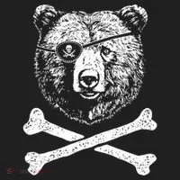 Jolly Roger Bear Women's Sweatshirt thumb 2