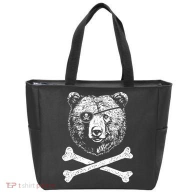 Jolly Roger Bear Tote Bag