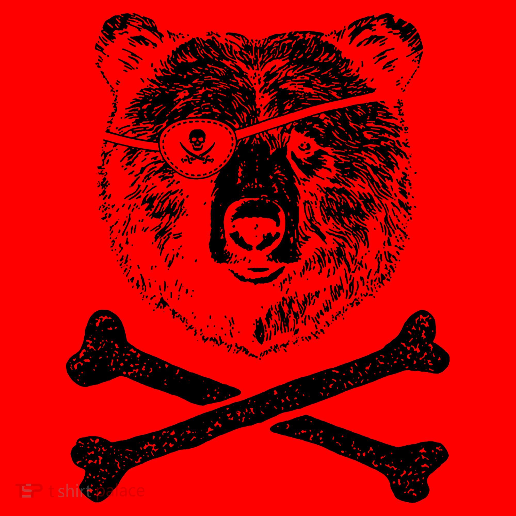 Jolly Roger Bear Santa Hat