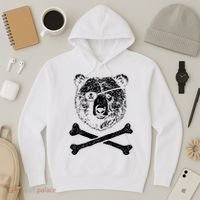 Jolly Roger Bear Hoodie thumb 3