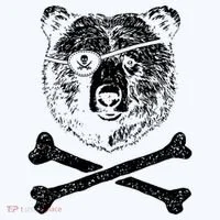 Jolly Roger Bear Women's Hoodie thumb 2