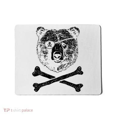 Jolly Roger Bear Mousepad