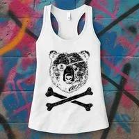Jolly Roger Bear Women's Tank Top thumb 3