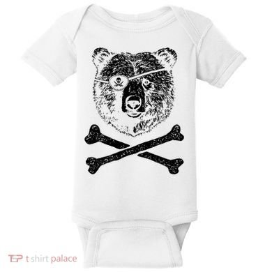 Jolly Roger Bear Baby Bodysuit