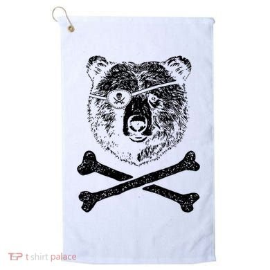 Jolly Roger Bear Golf Towel