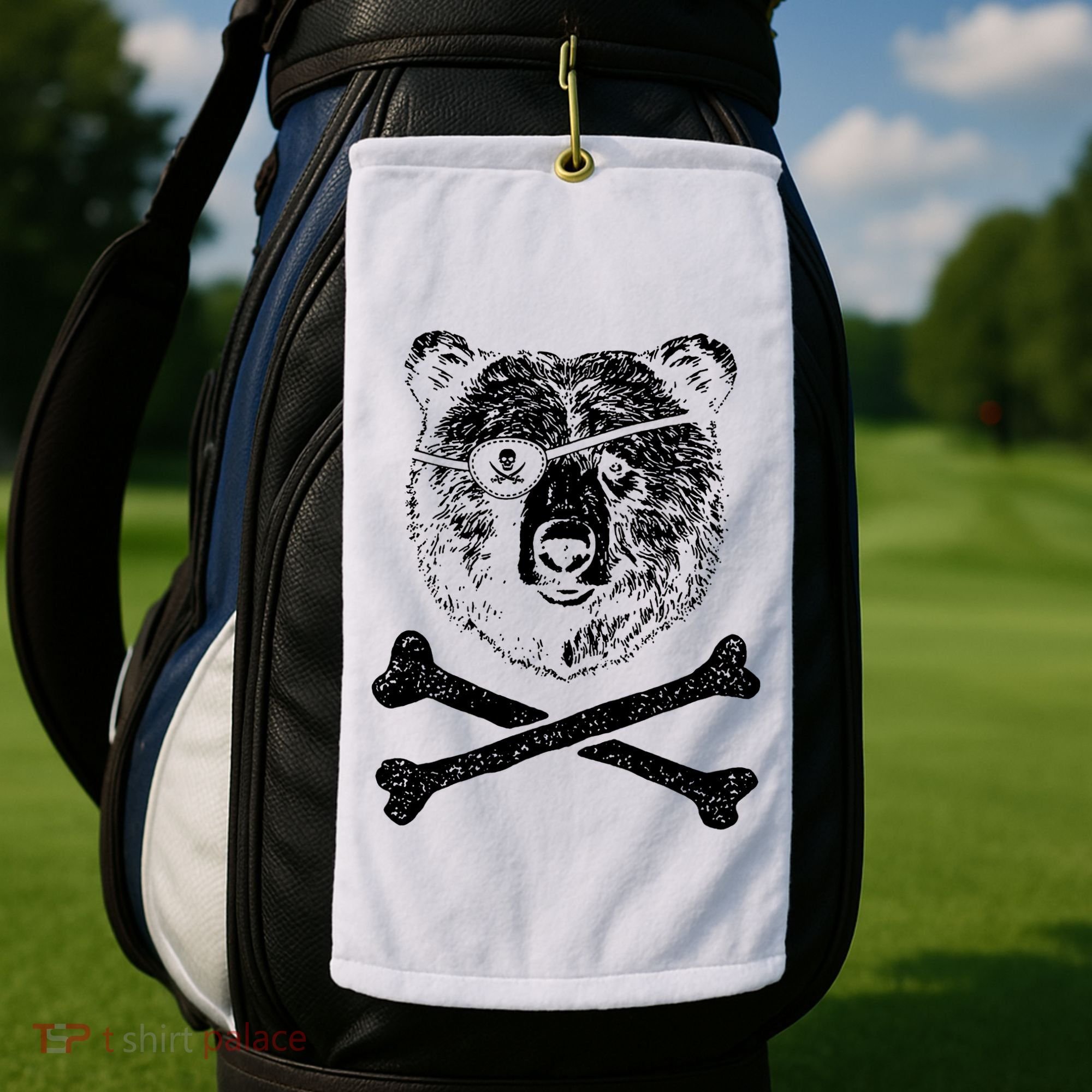 Jolly Roger Bear Golf Towel