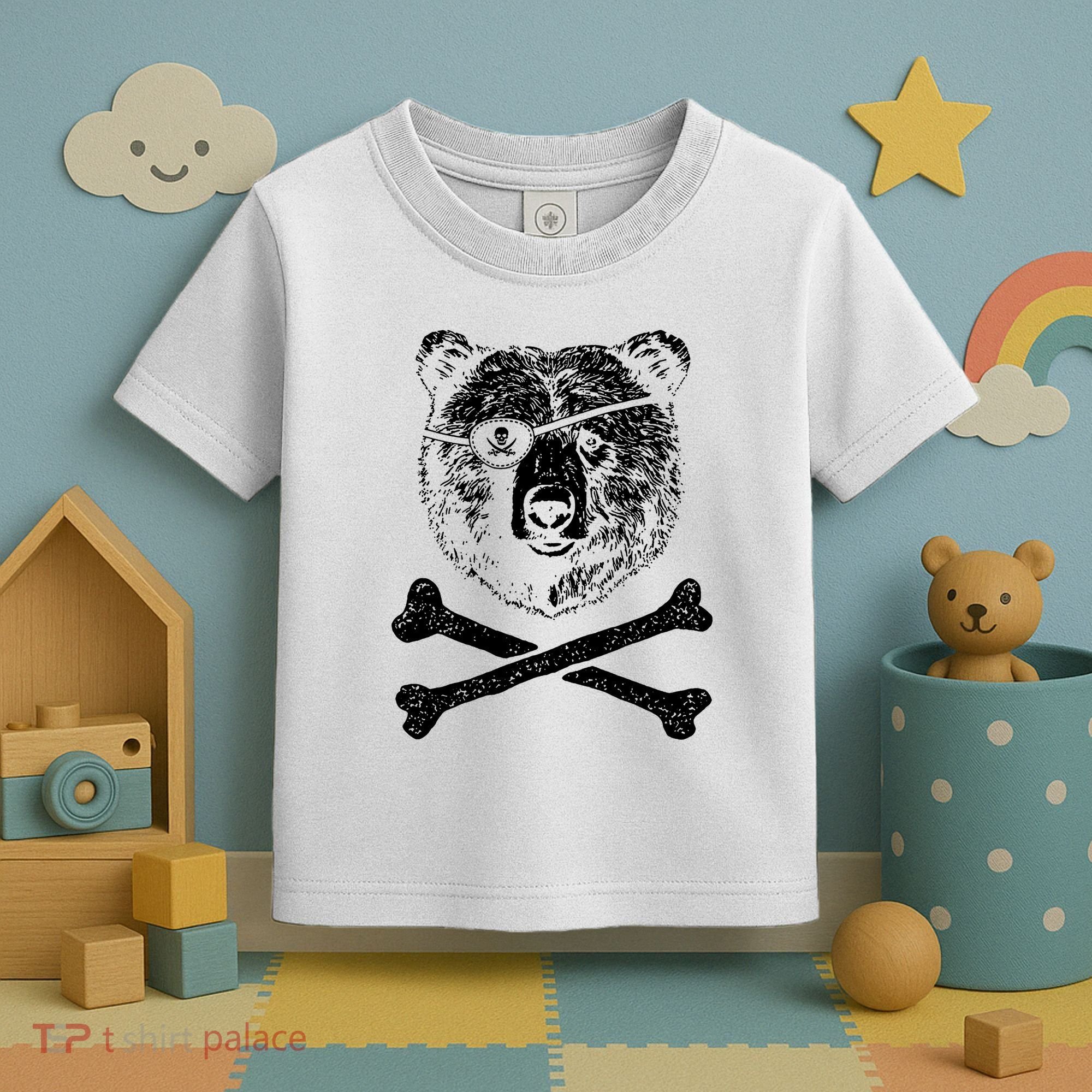 Jolly Roger Bear Toddler T-Shirt