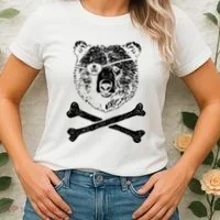 Jolly Roger Bear Women's T-Shirt thumb 2