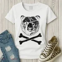 Jolly Roger Bear Women's T-Shirt thumb 3