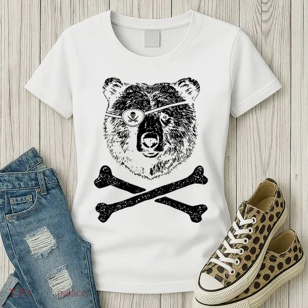 Jolly Roger Bear Women's T-Shirt