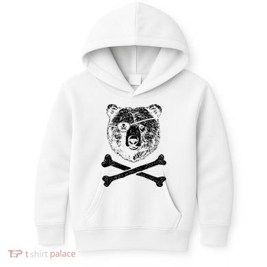 Jolly Roger Bear Kids Hoodie