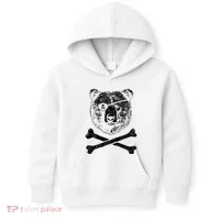Jolly Roger Bear Kids Hoodie thumb 0