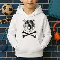 Jolly Roger Bear Kids Hoodie thumb 2