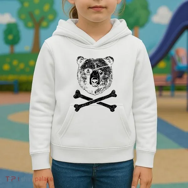 Jolly Roger Bear Kids Hoodie