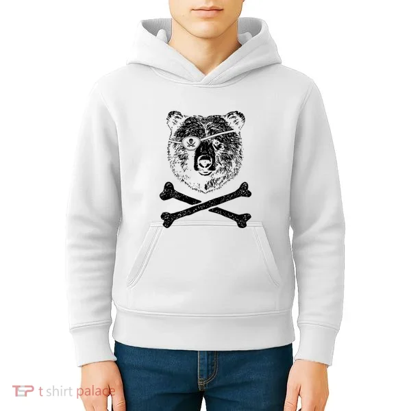 Jolly Roger Bear Kids Hoodie