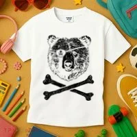 Jolly Roger Bear Kids T-Shirt thumb 3