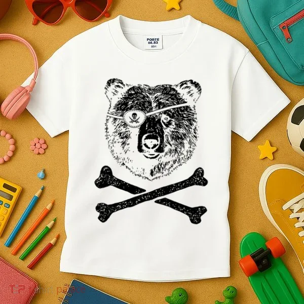 Jolly Roger Bear Kids T-Shirt