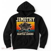Jimothy Raccoon Ballard WA Seattle Legend Hoodie thumb 0