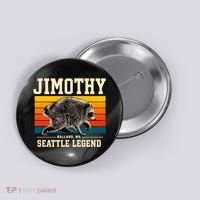Jimothy Raccoon Ballard WA Seattle Legend Button thumb 0