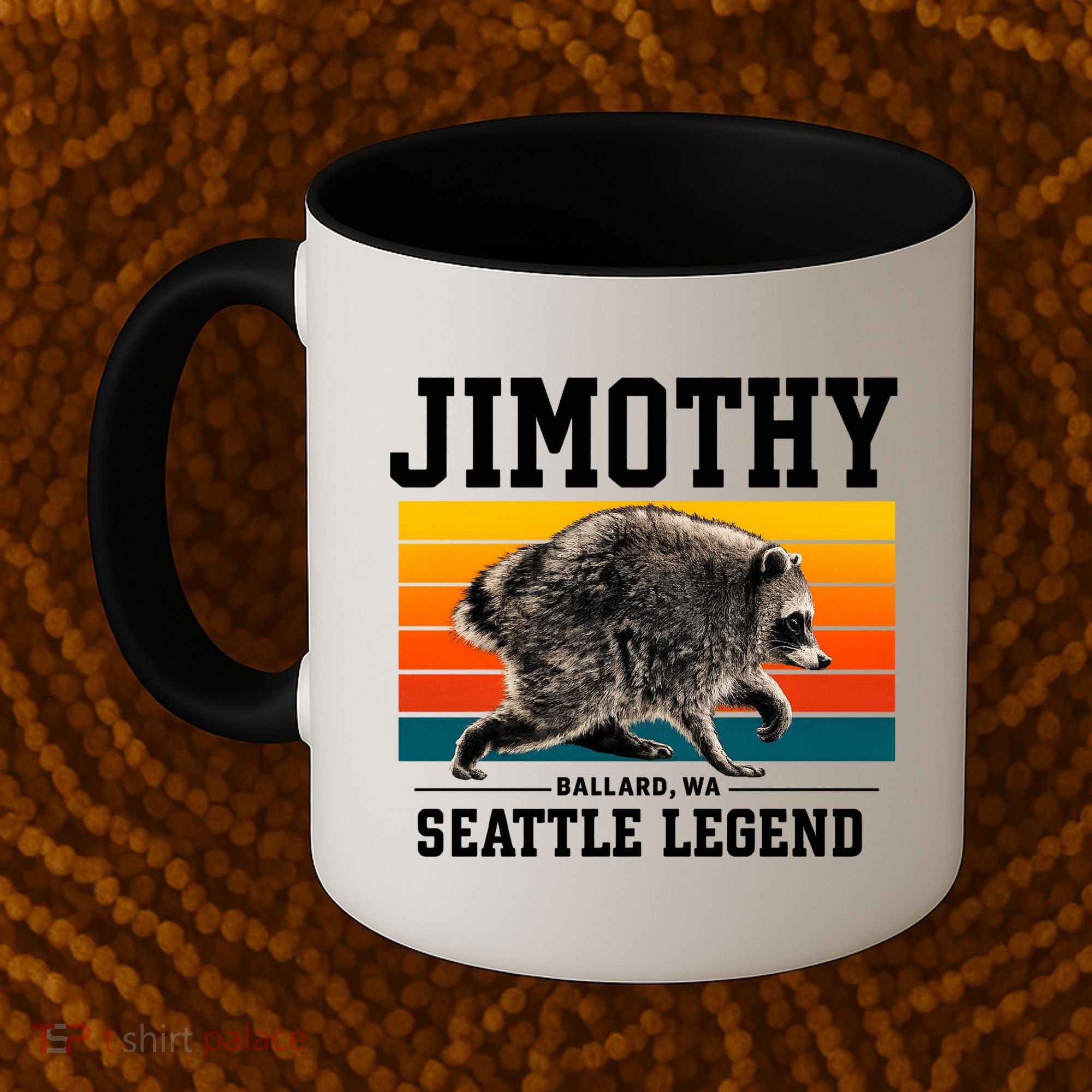 Jimothy Raccoon Ballard WA Seattle Legend Coffee Mug
