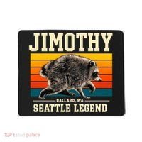 Jimothy Raccoon Ballard WA Seattle Legend Mousepad thumb 0