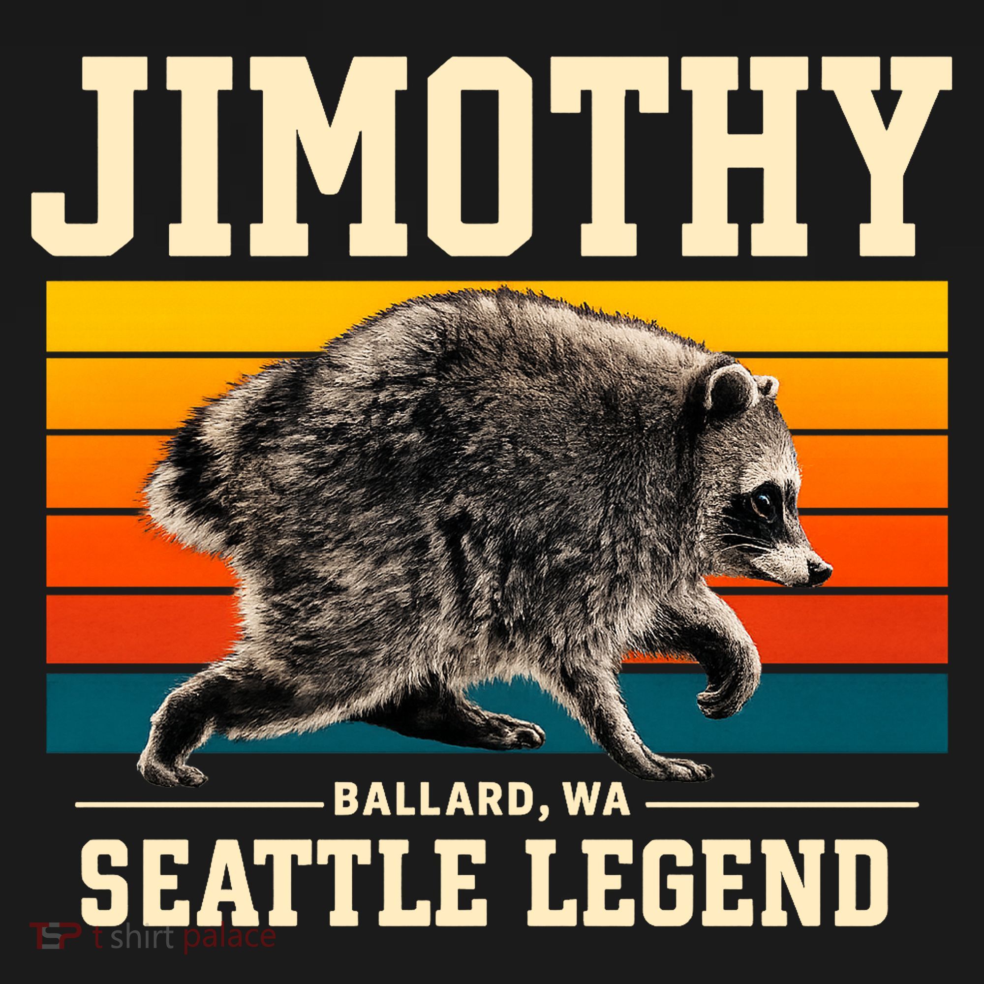 Jimothy Raccoon Ballard WA Seattle Legend Ornament