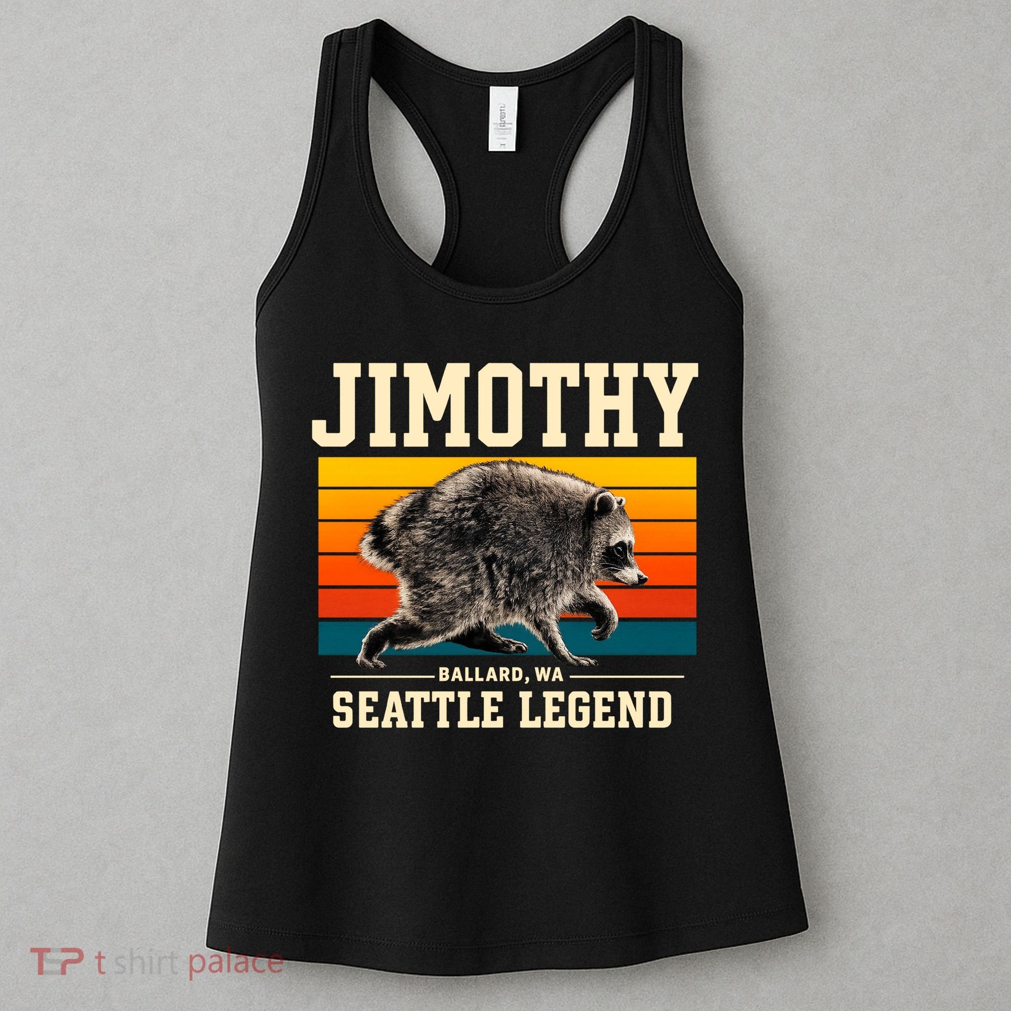 Jimothy Raccoon Ballard WA Seattle Legend Women's Tank Top