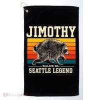 Jimothy Raccoon Ballard WA Seattle Legend Golf Towel thumb 0