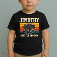 Jimothy Raccoon Ballard WA Seattle Legend Toddler T-Shirt thumb 2