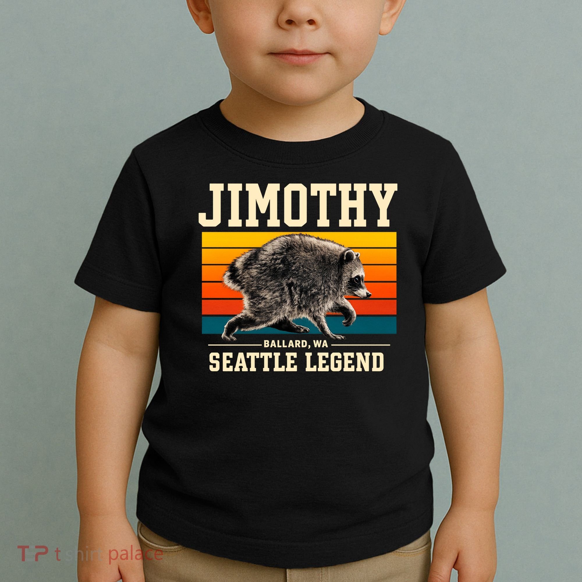 Jimothy Raccoon Ballard WA Seattle Legend Toddler T-Shirt