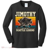 Jimothy Raccoon Ballard WA Seattle Legend Kids Long Sleeve Shirt thumb 0