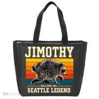 Jimothy Raccoon Ballard WA Seattle Legend Tote Bag thumb 0