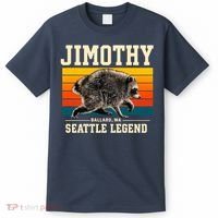 Jimothy Raccoon Ballard WA Seattle Legend T-Shirt thumb 0