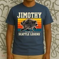 Jimothy Raccoon Ballard WA Seattle Legend T-Shirt thumb 3