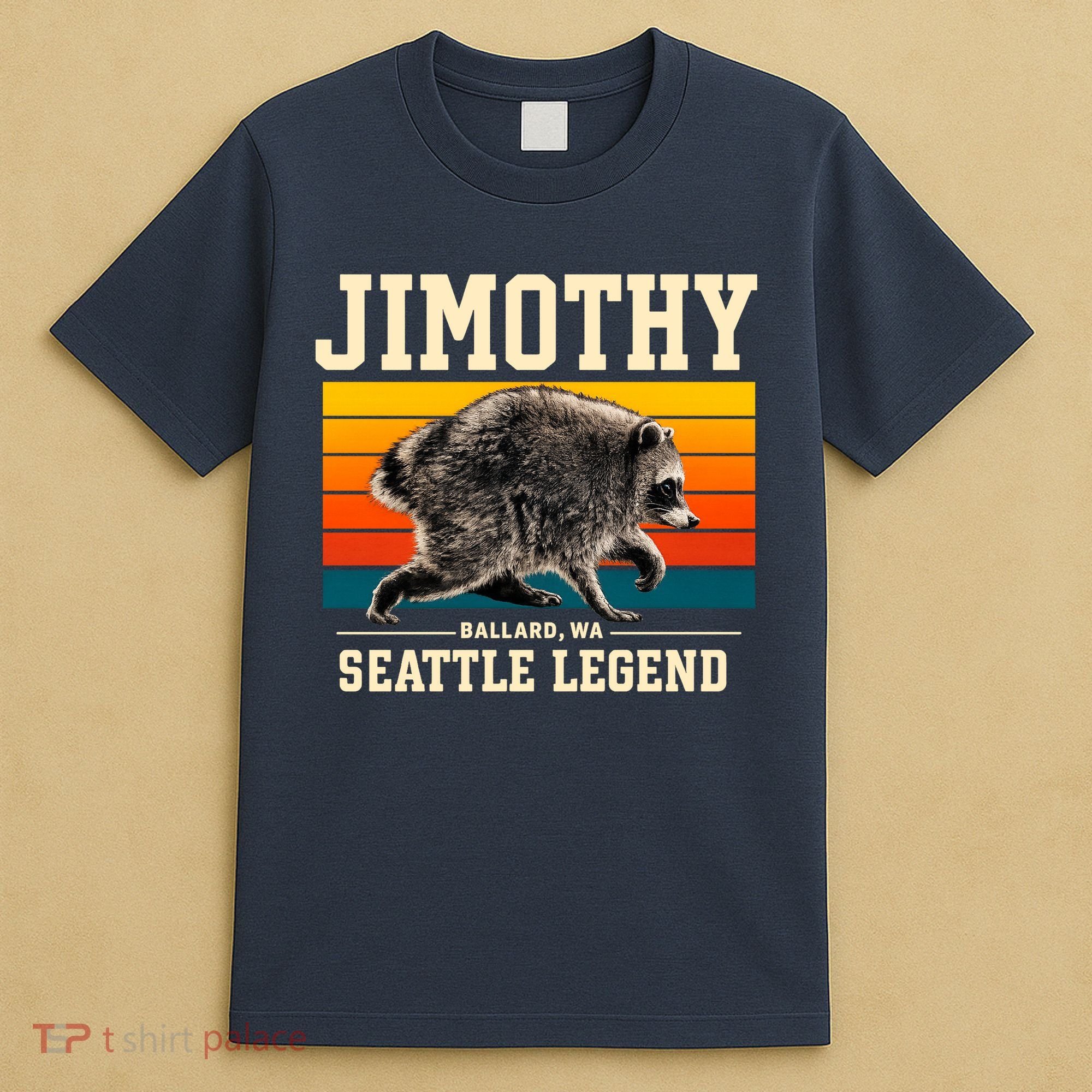 Jimothy Raccoon Ballard WA Seattle Legend T-Shirt