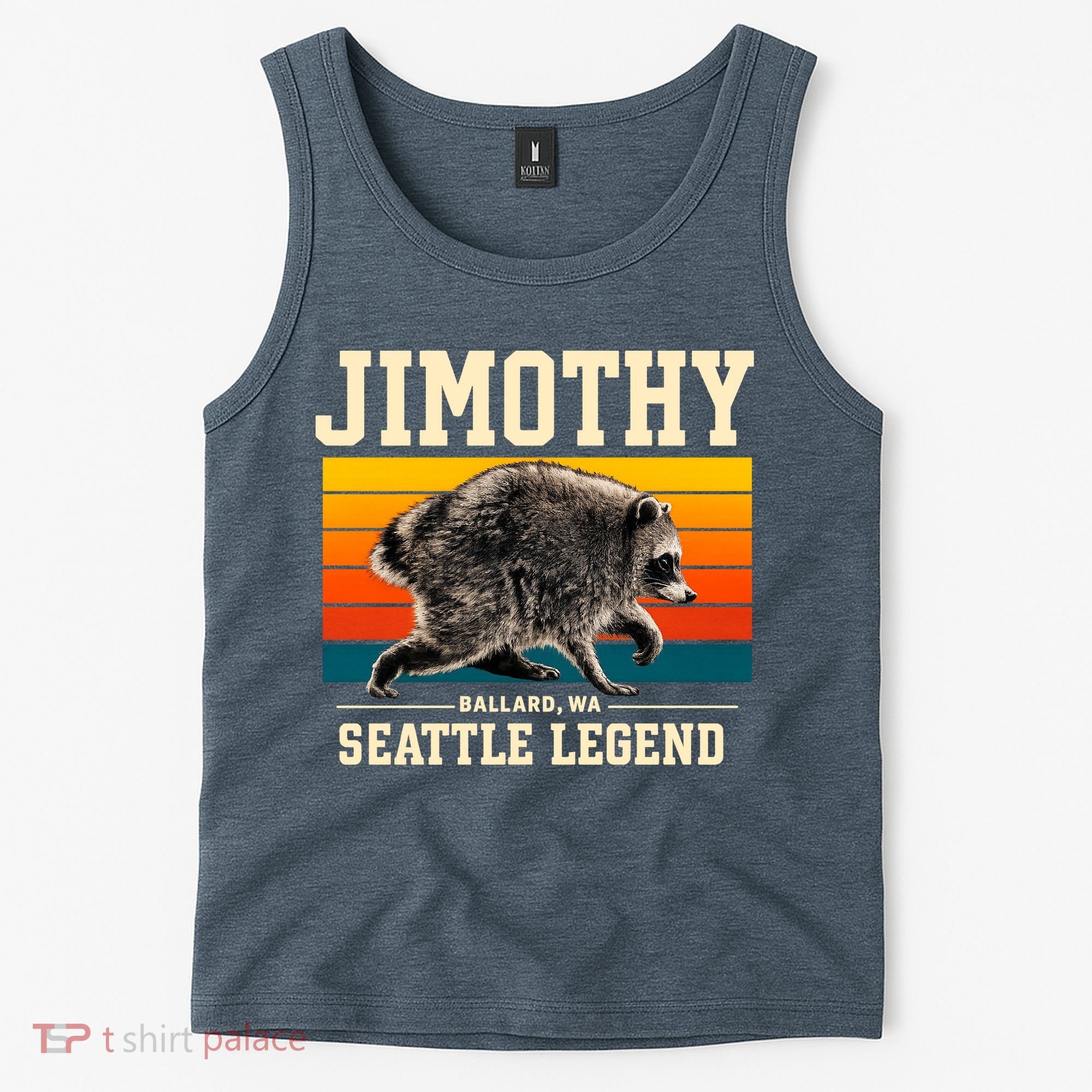 Jimothy Raccoon Ballard WA Seattle Legend Tank Top