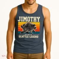 Jimothy Raccoon Ballard WA Seattle Legend Tank Top thumb 3