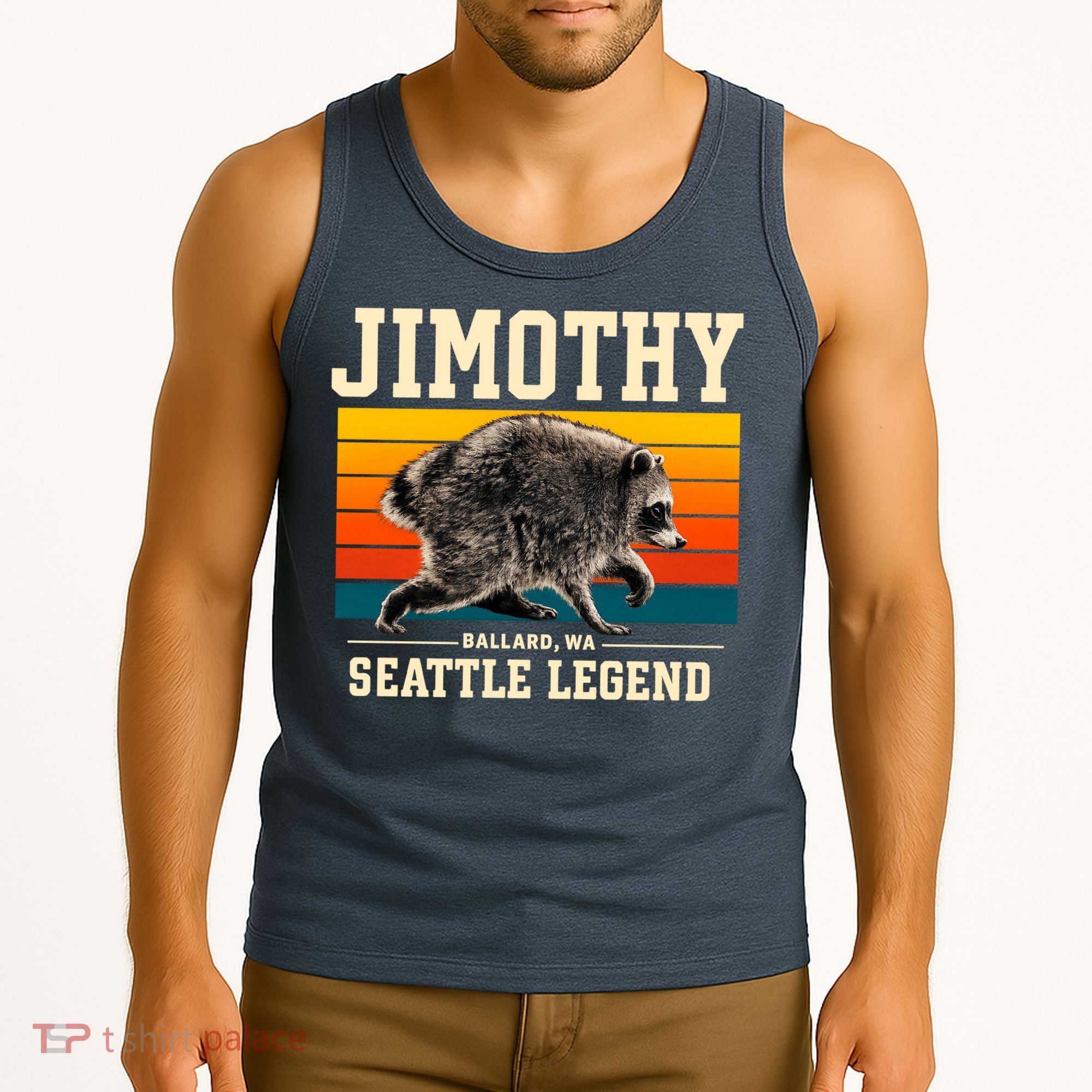 Jimothy Raccoon Ballard WA Seattle Legend Tank Top