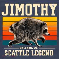 Jimothy Raccoon Ballard WA Seattle Legend Tank Top thumb 6