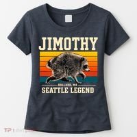 Jimothy Raccoon Ballard WA Seattle Legend Women's T-Shirt thumb 0